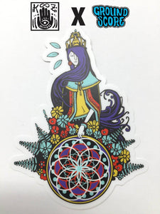 KOOZ - Lady of the Hoop Sticker (5 Pack)