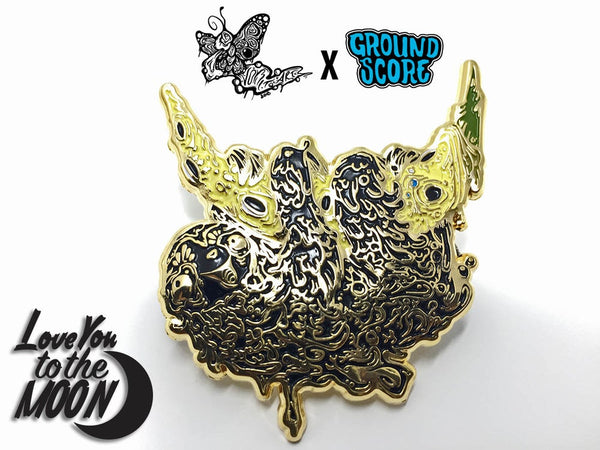 Vomitart - Love You to the Moon 3D Pin (LE 25)