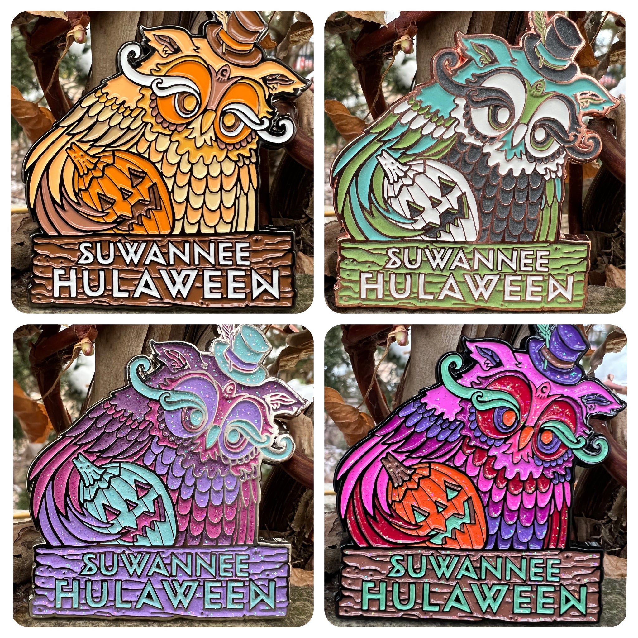 2022 Official Suwannee Hulaween 'Pumpkin Pal' Pin