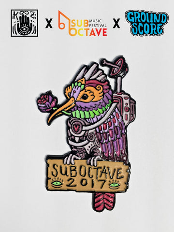 Official SubOctave Music Festival Pin