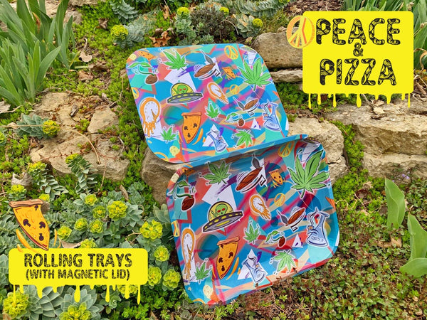 Completely Bonkers - Peace & Pizza Rolling Tray